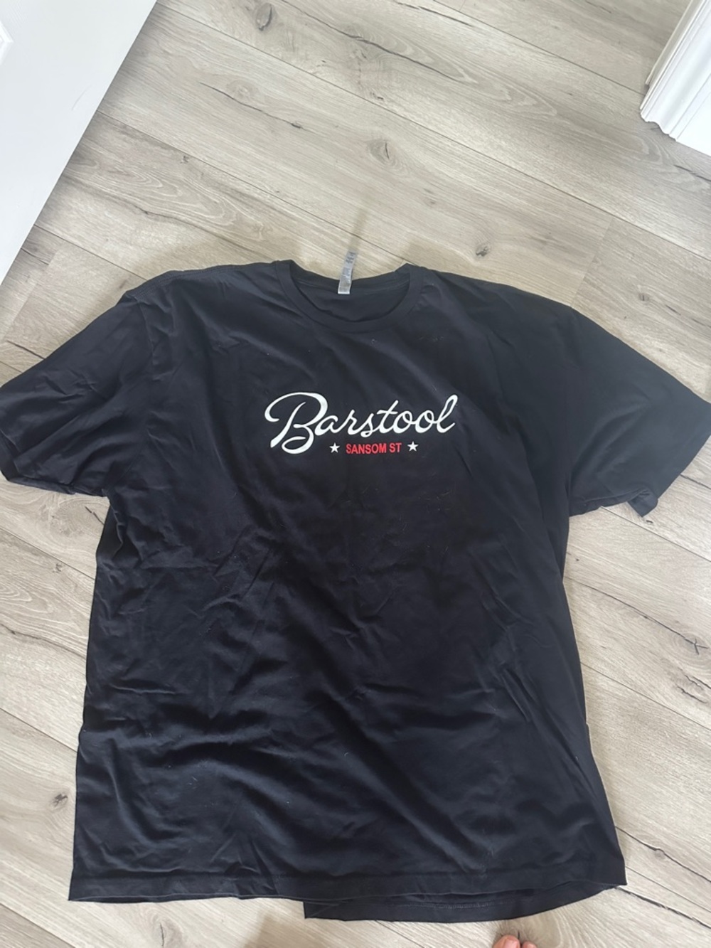Barstool oversized Men’s Black Logo T‑Shirt